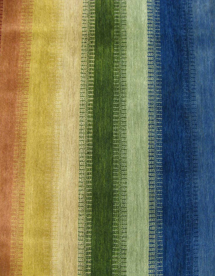 Detail image of 4' 8 x 6' 7 Hand Knotted Kashkuli Gabbeh Persian Wool Rug