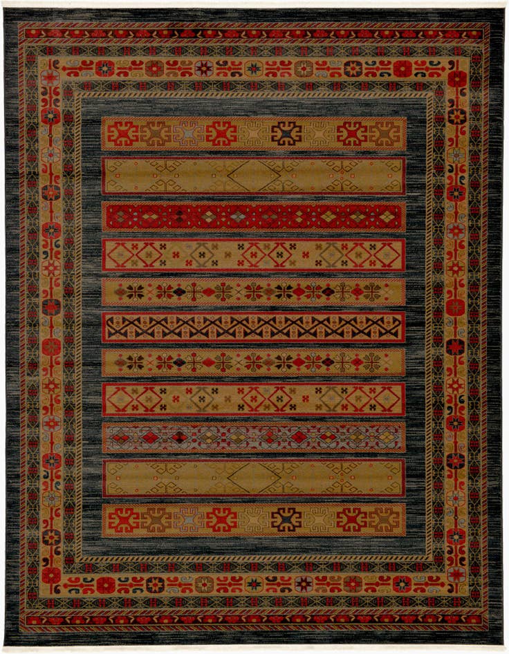 Detail image of 9' x 12' Kashkuli Gabbeh Rug