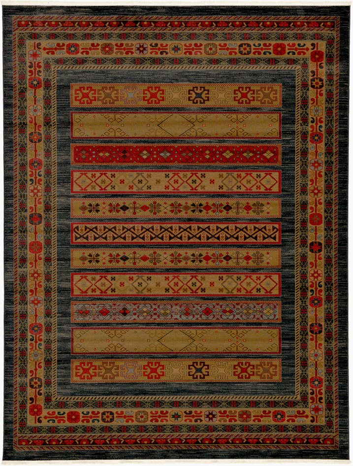 Detail image of 9' x 12' Kashkuli Gabbeh Rug