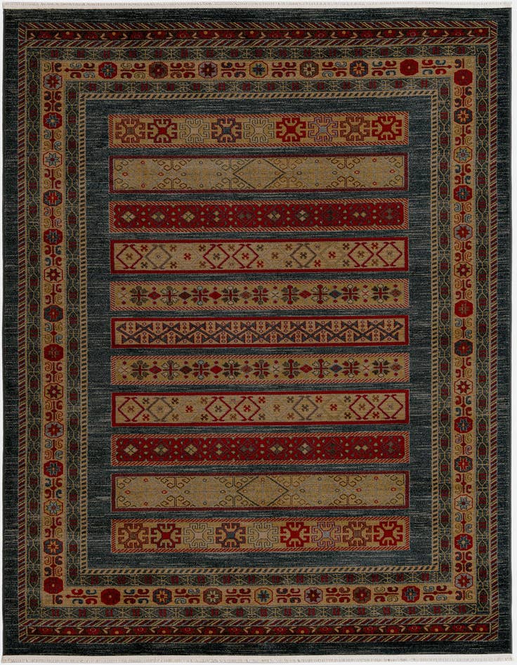 Detail image of 7' x 10' Kashkuli Gabbeh Rug
