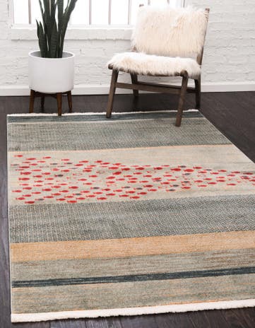 Blue Kashkuli Gabbeh Rug