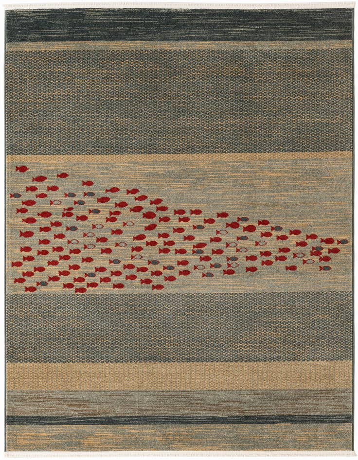 Detail image of 5' x 8' Kashkuli Gabbeh Rug
