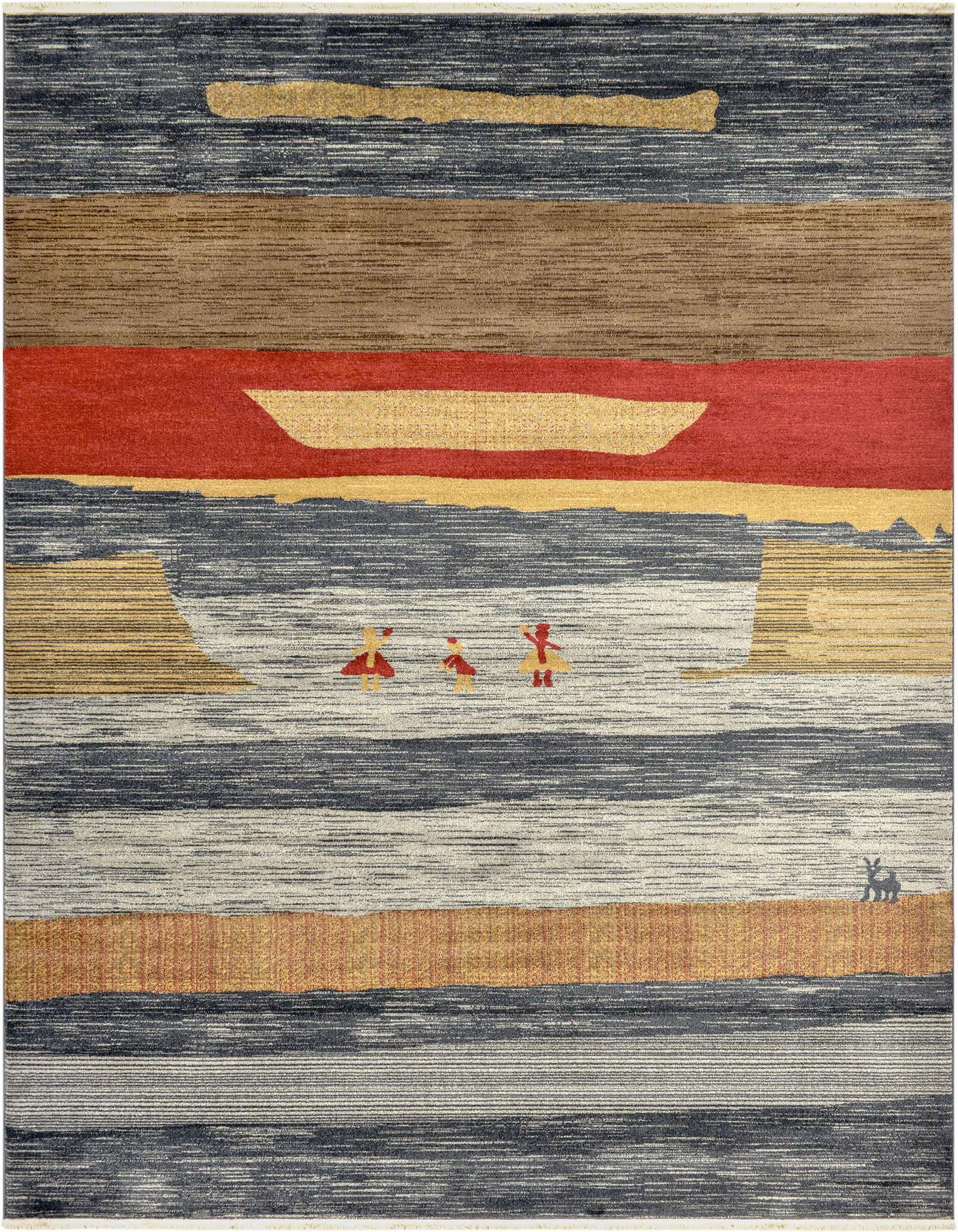 8' x 11' Kashkuli Gabbeh Rug