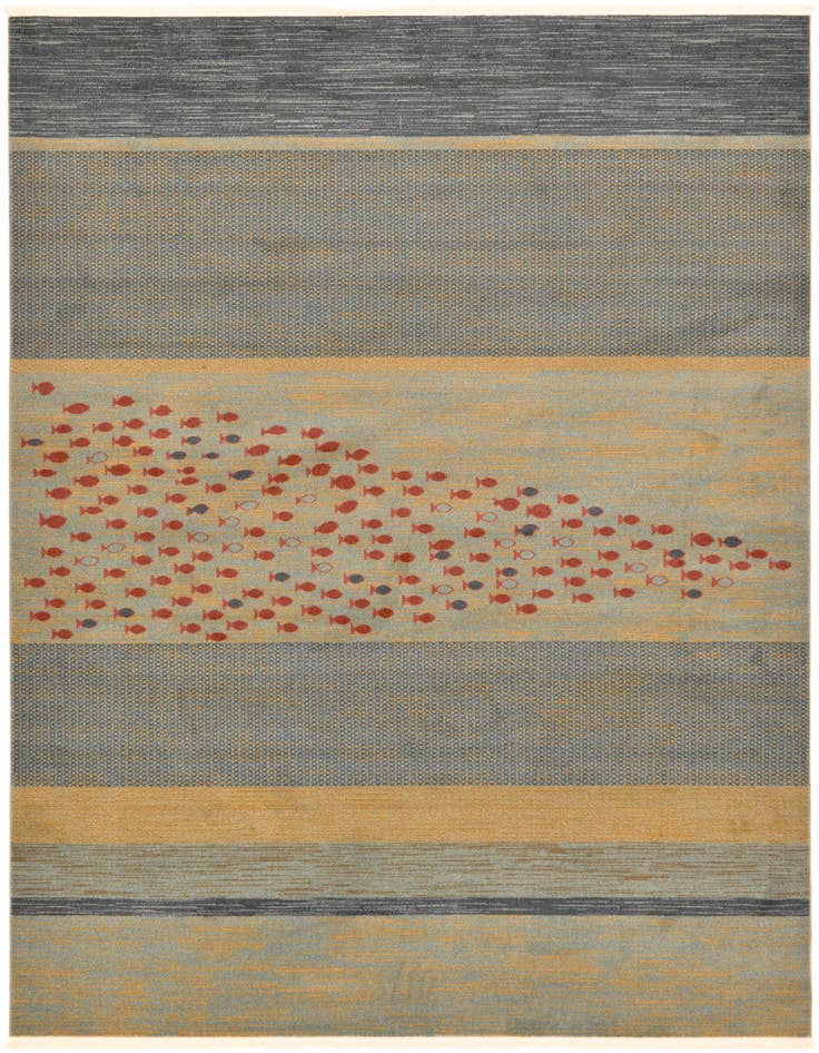 Detail image of 8' x 11' Kashkuli Gabbeh Rug