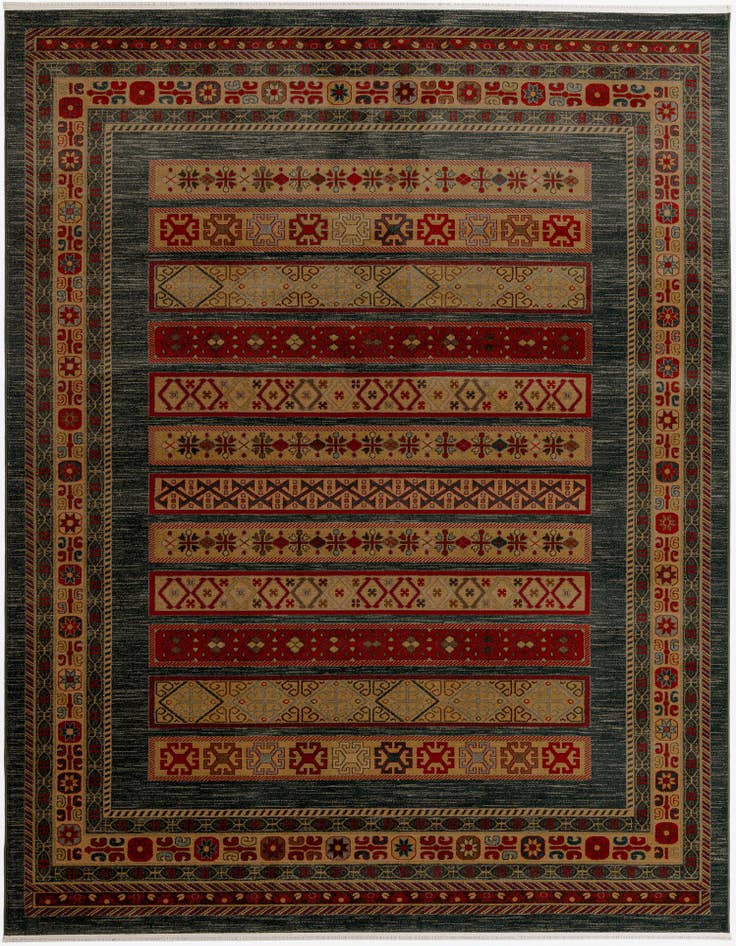 Detail image of 10' x 13' Kashkuli Gabbeh Rug