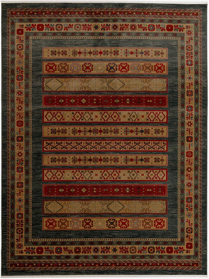 Detail image of 10' x 13' Kashkuli Gabbeh Rug