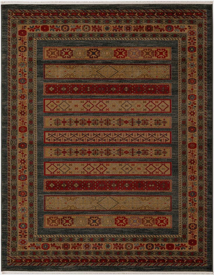 Detail image of 6' x 9' Kashkuli Gabbeh Rug
