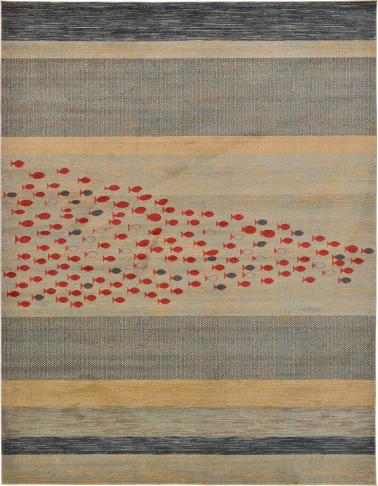 Detail image of 10' x 13' Kashkuli Gabbeh Rug