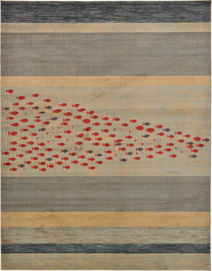 Detail image of 10' x 13' Kashkuli Gabbeh Rug