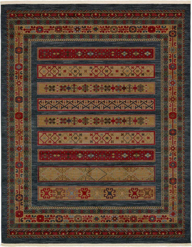 Detail image of 8' x 10' Kashkuli Gabbeh Rug