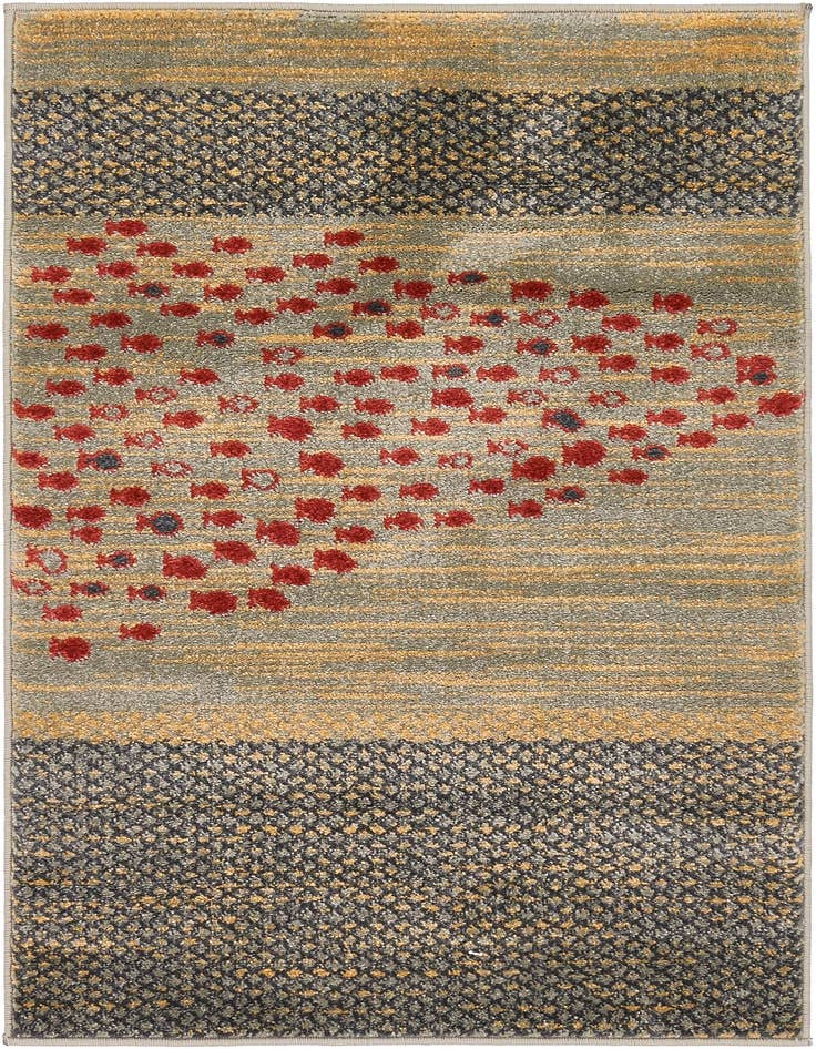 Detail image of 2' x 3' Kashkuli Gabbeh Rug