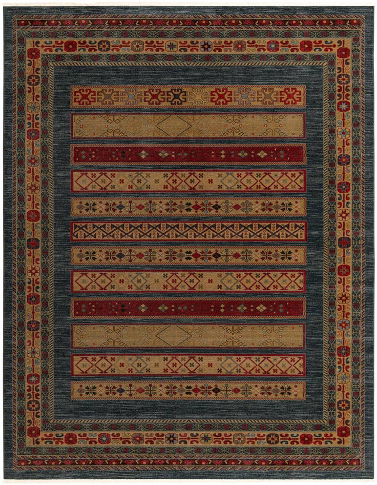 Detail image of 10' x 14' Kashkuli Gabbeh Rug