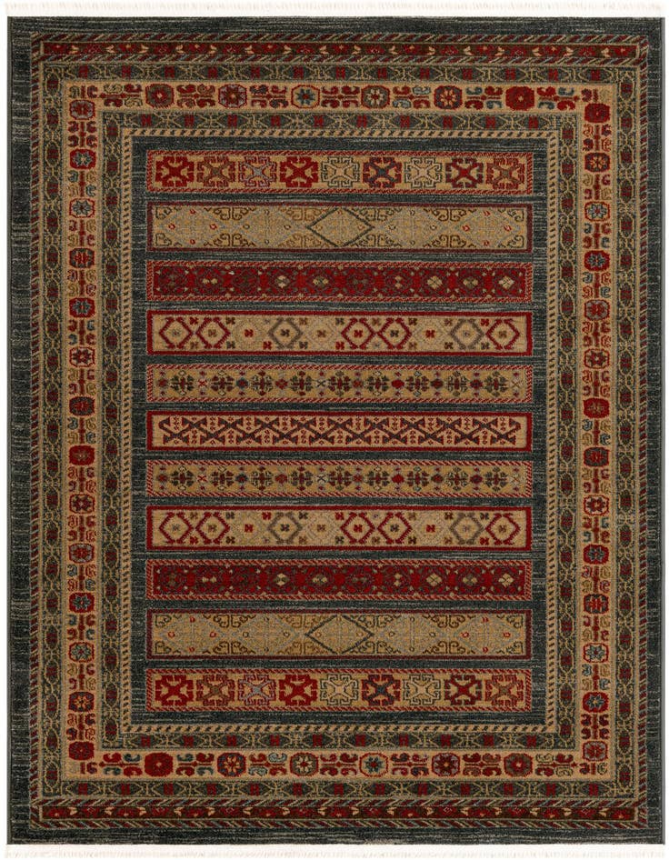 Detail image of 4' x 6' Kashkuli Gabbeh Rug