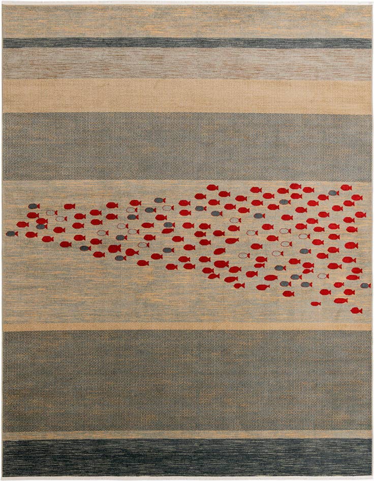 Detail image of 10' x 14' Kashkuli Gabbeh Rug