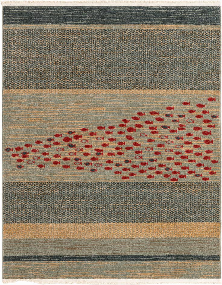 Detail image of 4' x 6' Kashkuli Gabbeh Rug