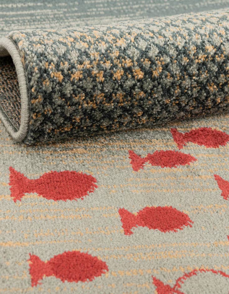 Detail image of 8' x 11' Kashkuli Gabbeh Rug