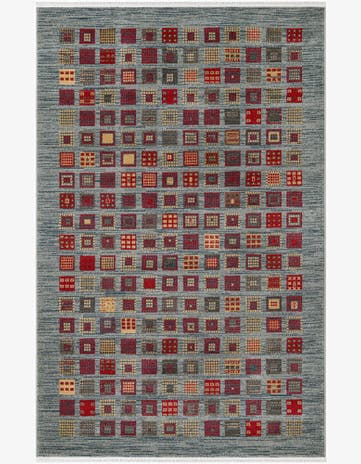 Blue Kashkuli Gabbeh Rug