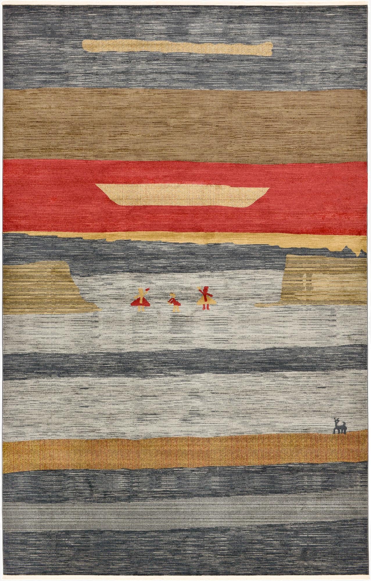 10' 6 x 16' 5 Kashkuli Gabbeh Rug