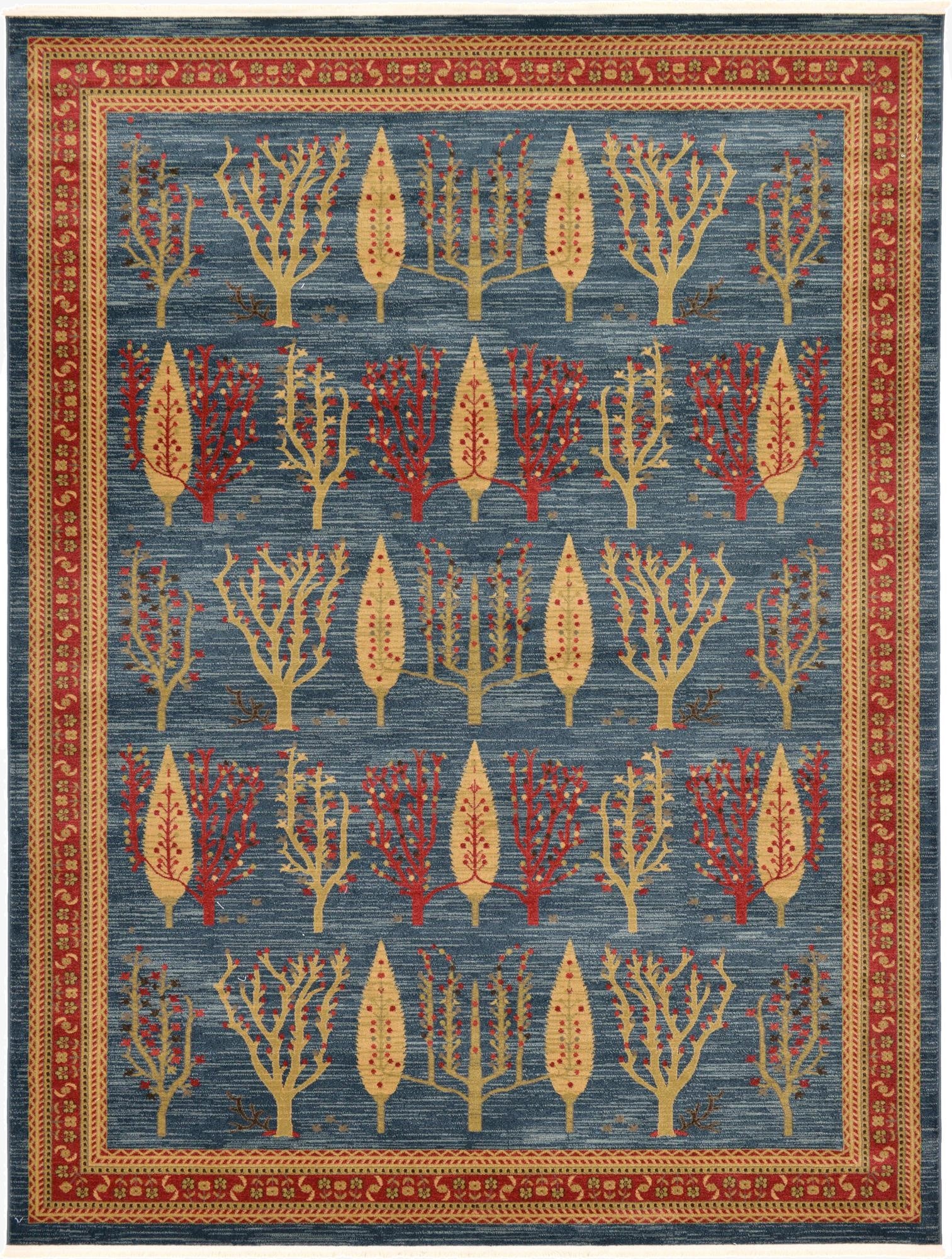 Blue Kashkuli Gabbeh Rug