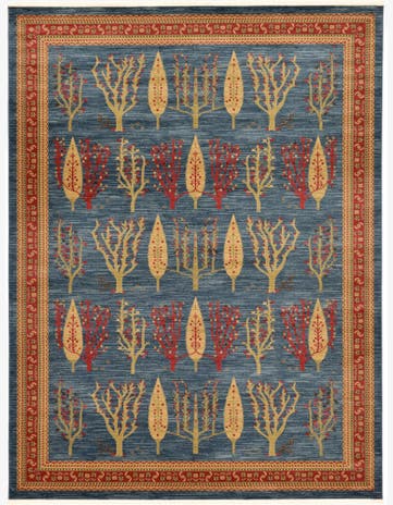 Blue Kashkuli Gabbeh Rug