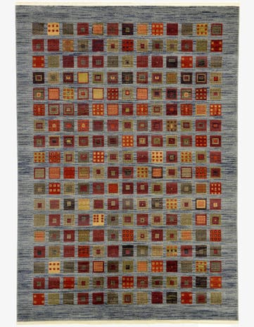 Blue Kashkuli Gabbeh Rug