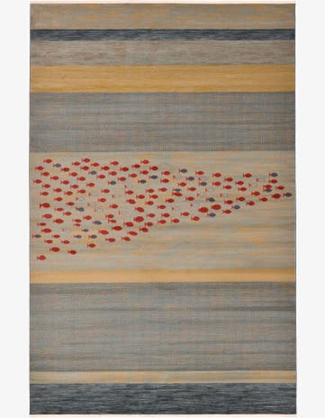 Blue Kashkuli Gabbeh Rug