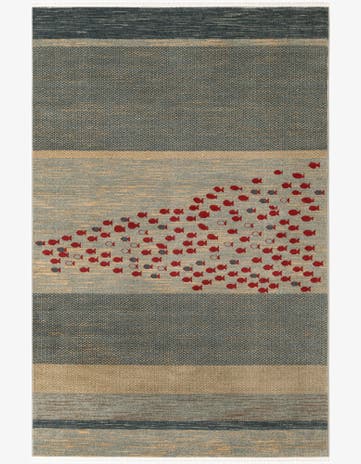 6' x 9' Kashkuli Gabbeh Rug