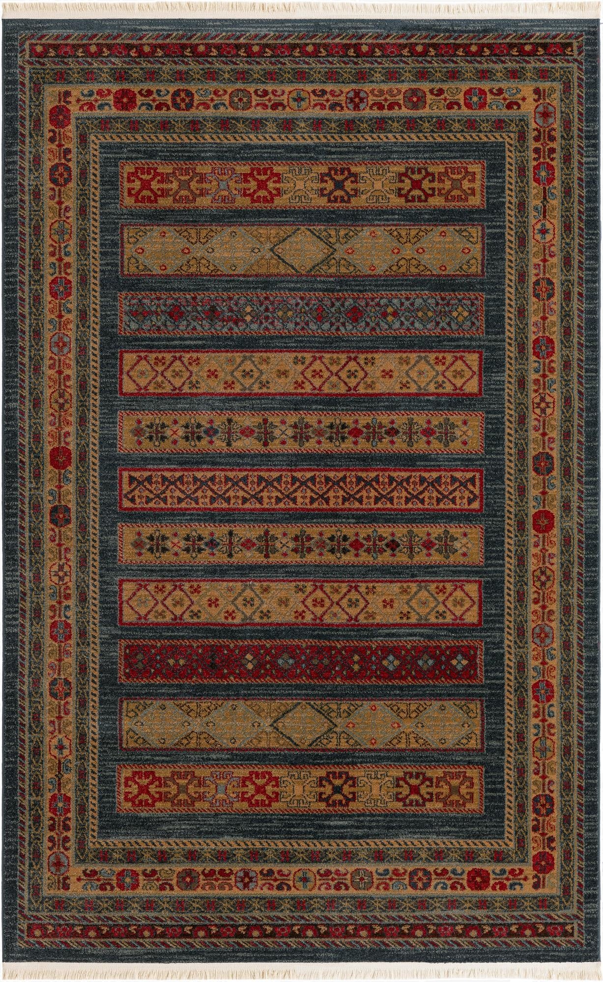 5' x 8' Kashkuli Gabbeh Rug