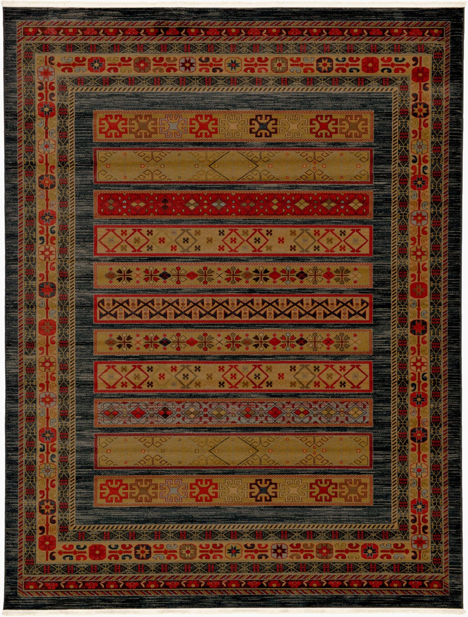 Primary image 9' x 12' Kashkuli Gabbeh Rug