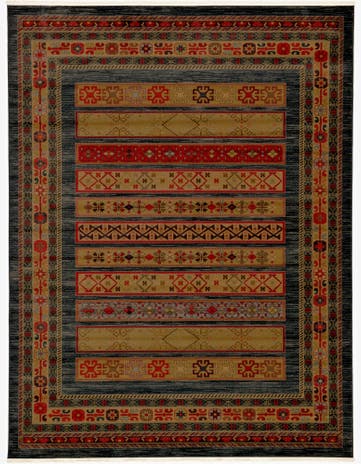 9' x 12' Kashkuli Gabbeh Rug