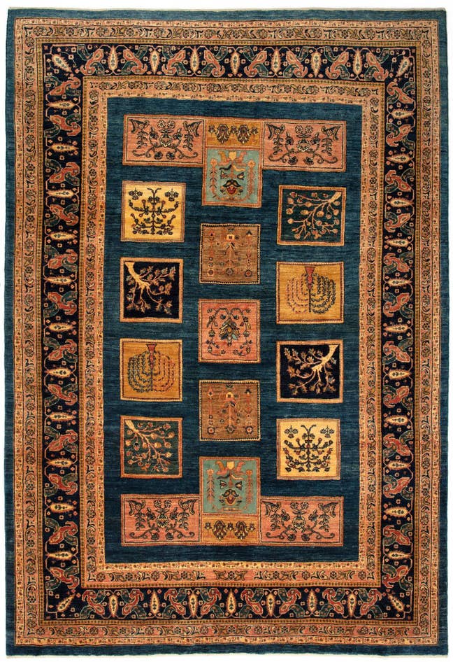 Detailfoto van 205cm x 315cm Kashkuli Vloerkleed