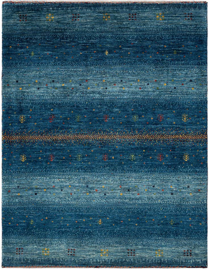 Detail image of 2' 9 x 4' 8 Hand Knotted Kashkuli Rug
