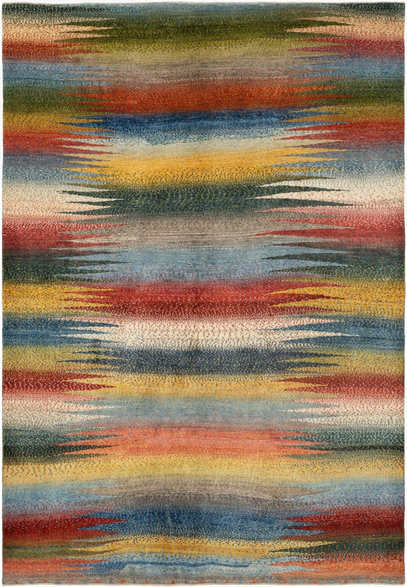 5' 9 x 8' 3 Kashkuli Wool Rug