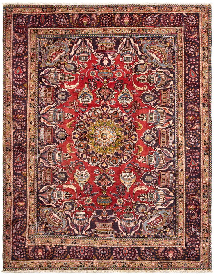 Detail image of 7' 11 x 11' Kashmar Wool Rug