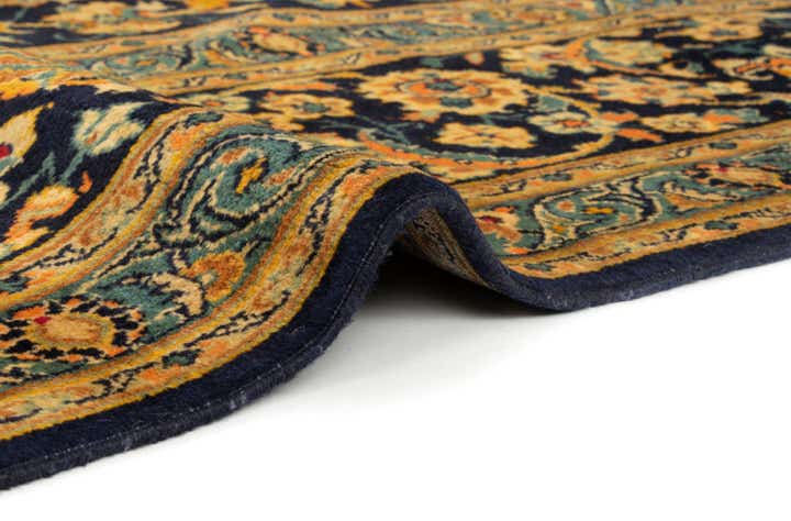 9' 9 x 13' Hand Knotted Kashmar Persian Wool Rug