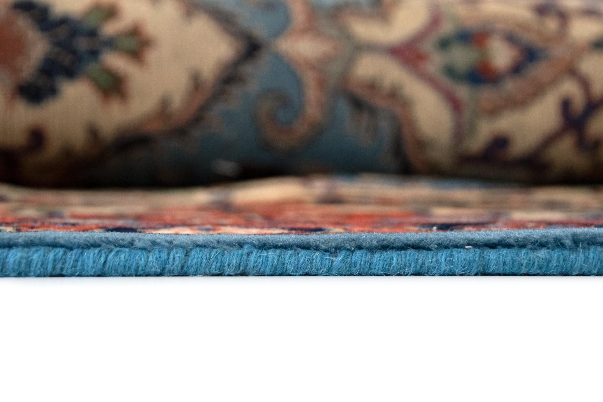 6' 8 x 9' 6 Hand Knotted Kashmar Persian Wool Rug