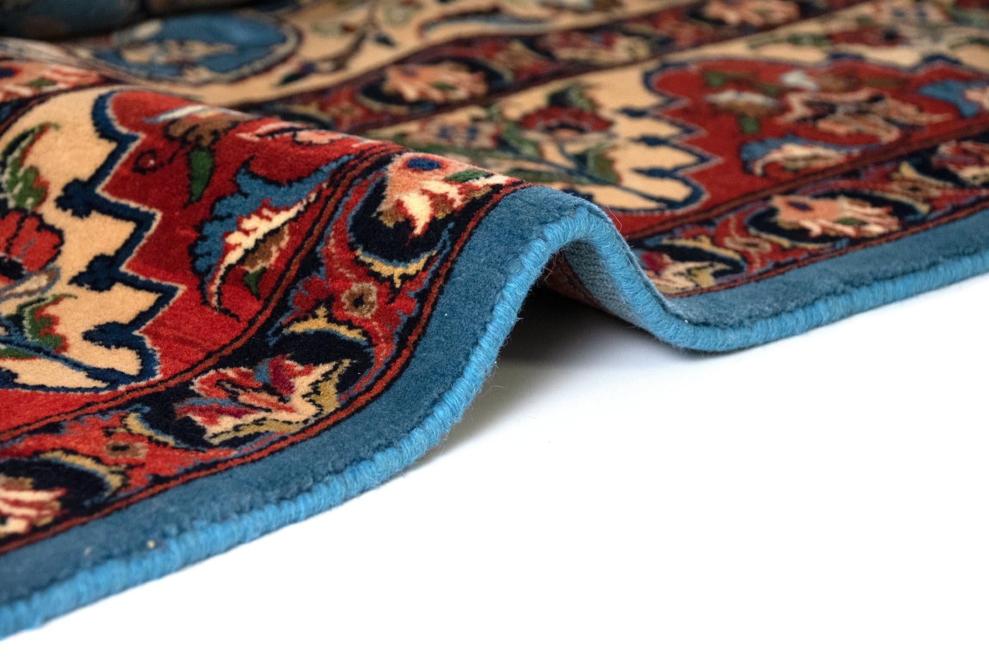 6' 8 x 9' 6 Hand Knotted Kashmar Persian Wool Rug