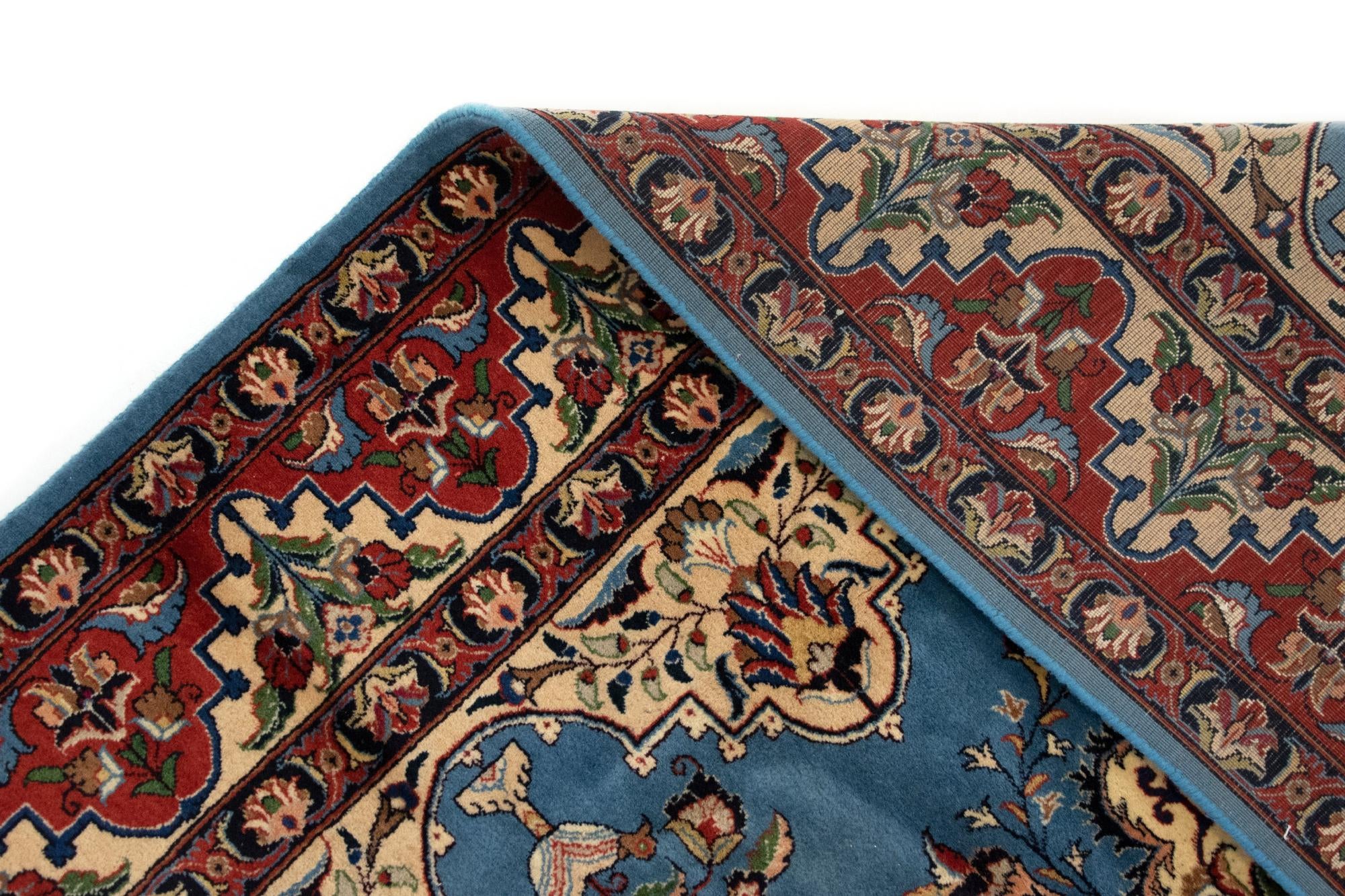 6' 8 x 9' 6 Hand Knotted Kashmar Persian Wool Rug