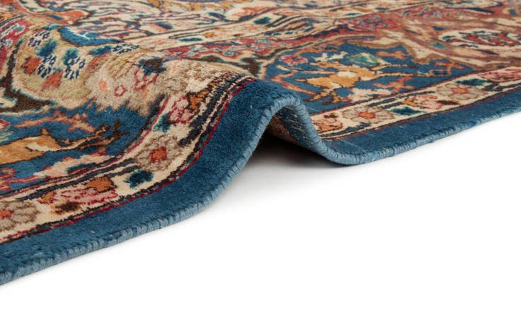 Detail image of 9' 7 x 12' 7 Hand Knotted Kashmar Persian Wool Rug