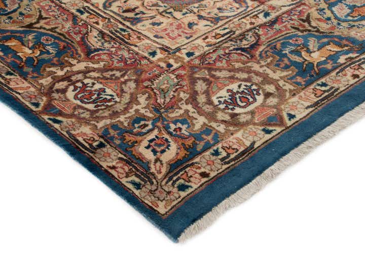 9' 7 x 12' 7 Hand Knotted Kashmar Persian Wool Rug