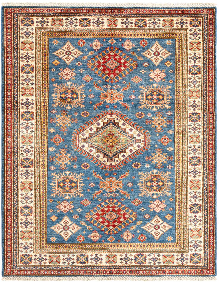 Detail image of 4' 11 x 6' 6 Kazak Wool Rug