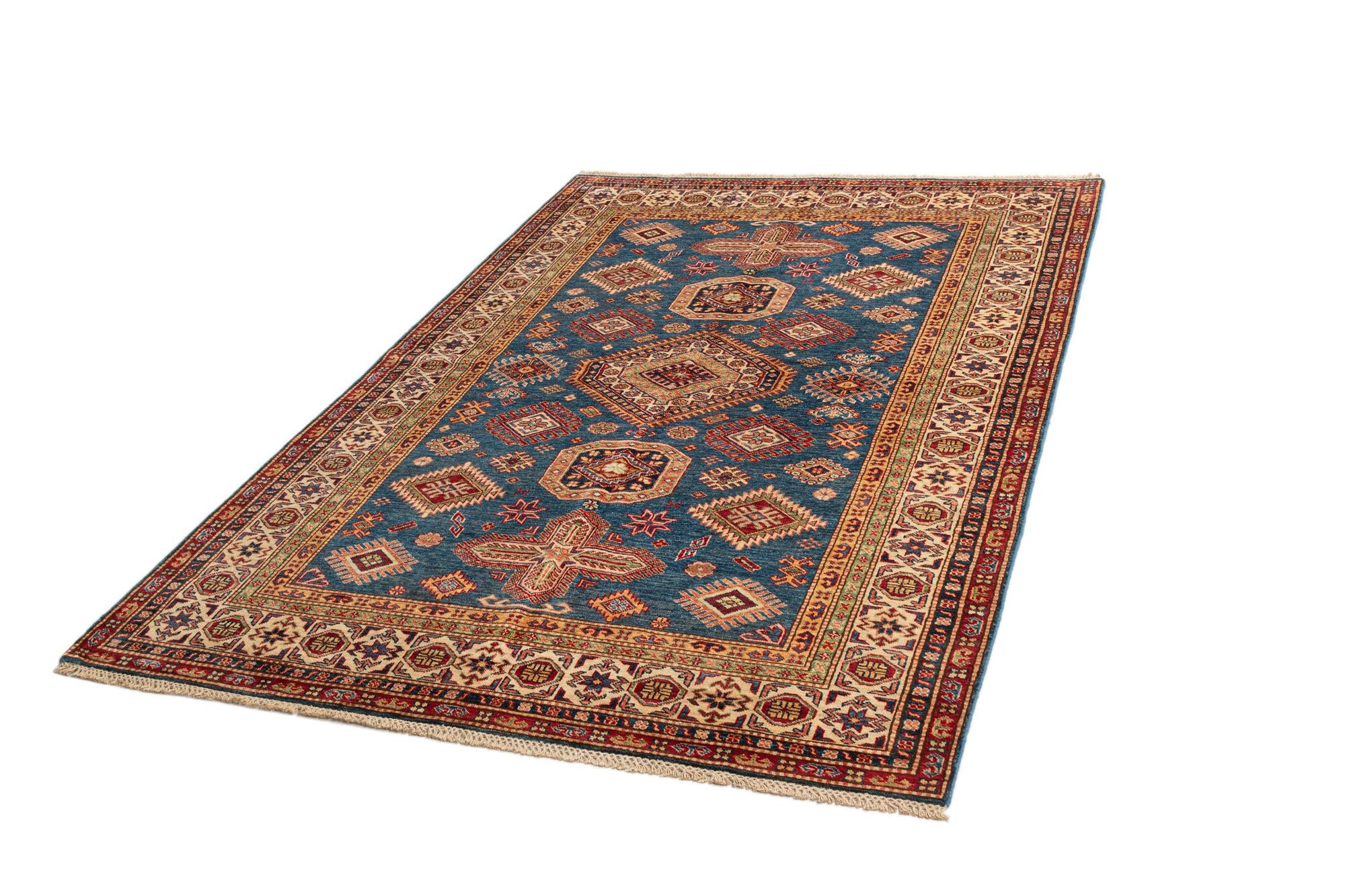 5' 6 x 8' 3 Kazak Wool Rug