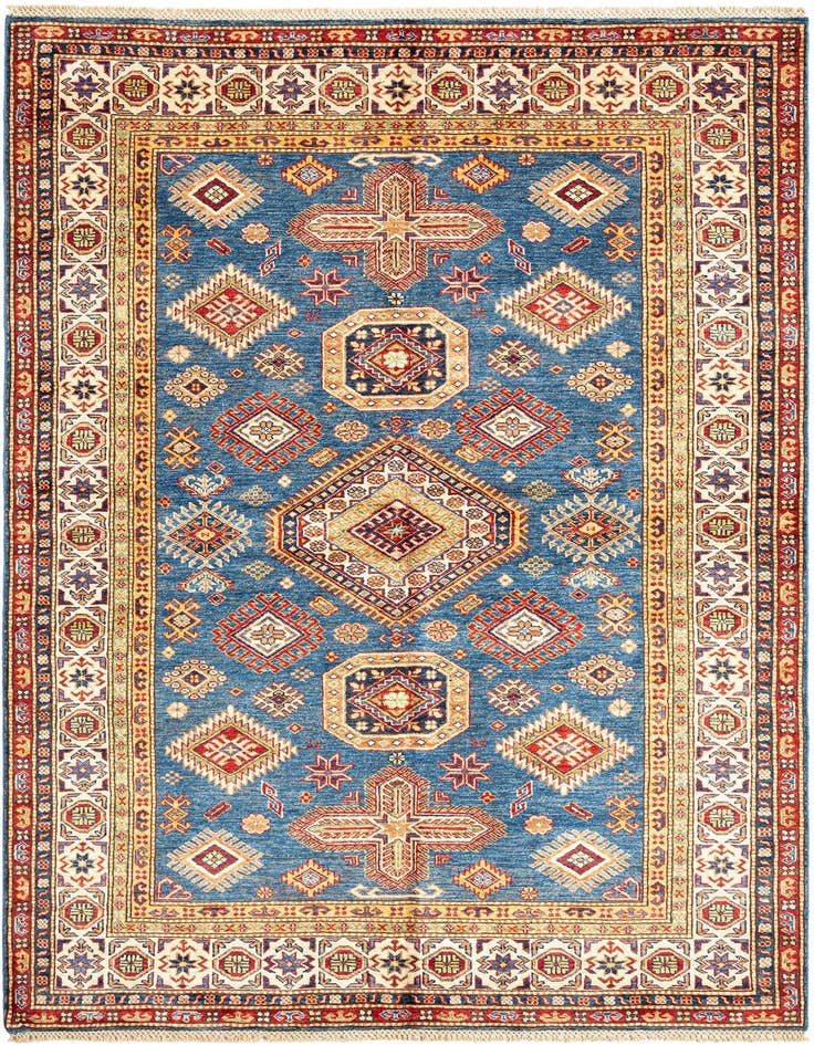 Detail image of 5' 6 x 8' 3 Kazak Wool Rug