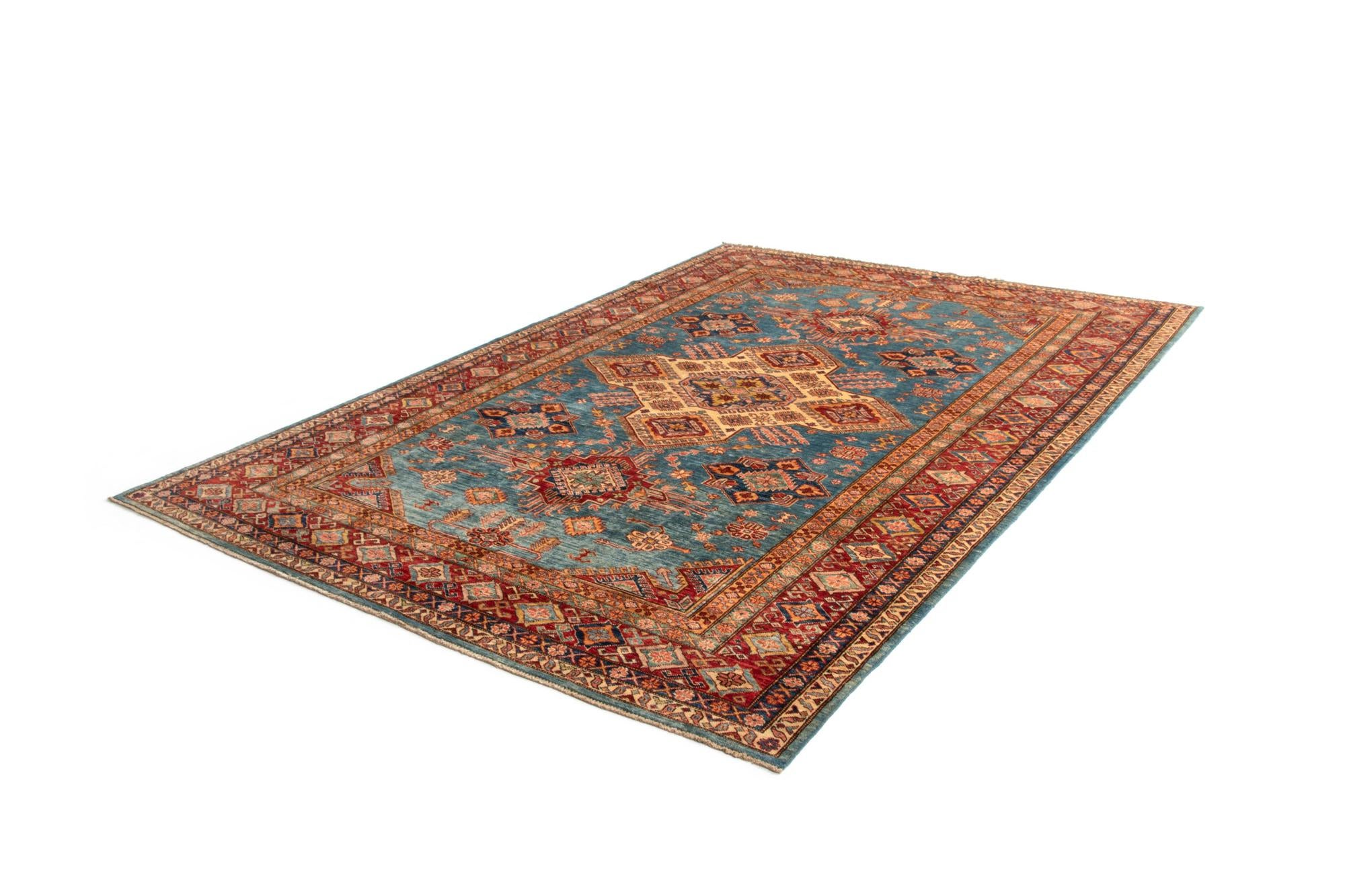6' 11 x 10' 2 Kazak Wool Rug