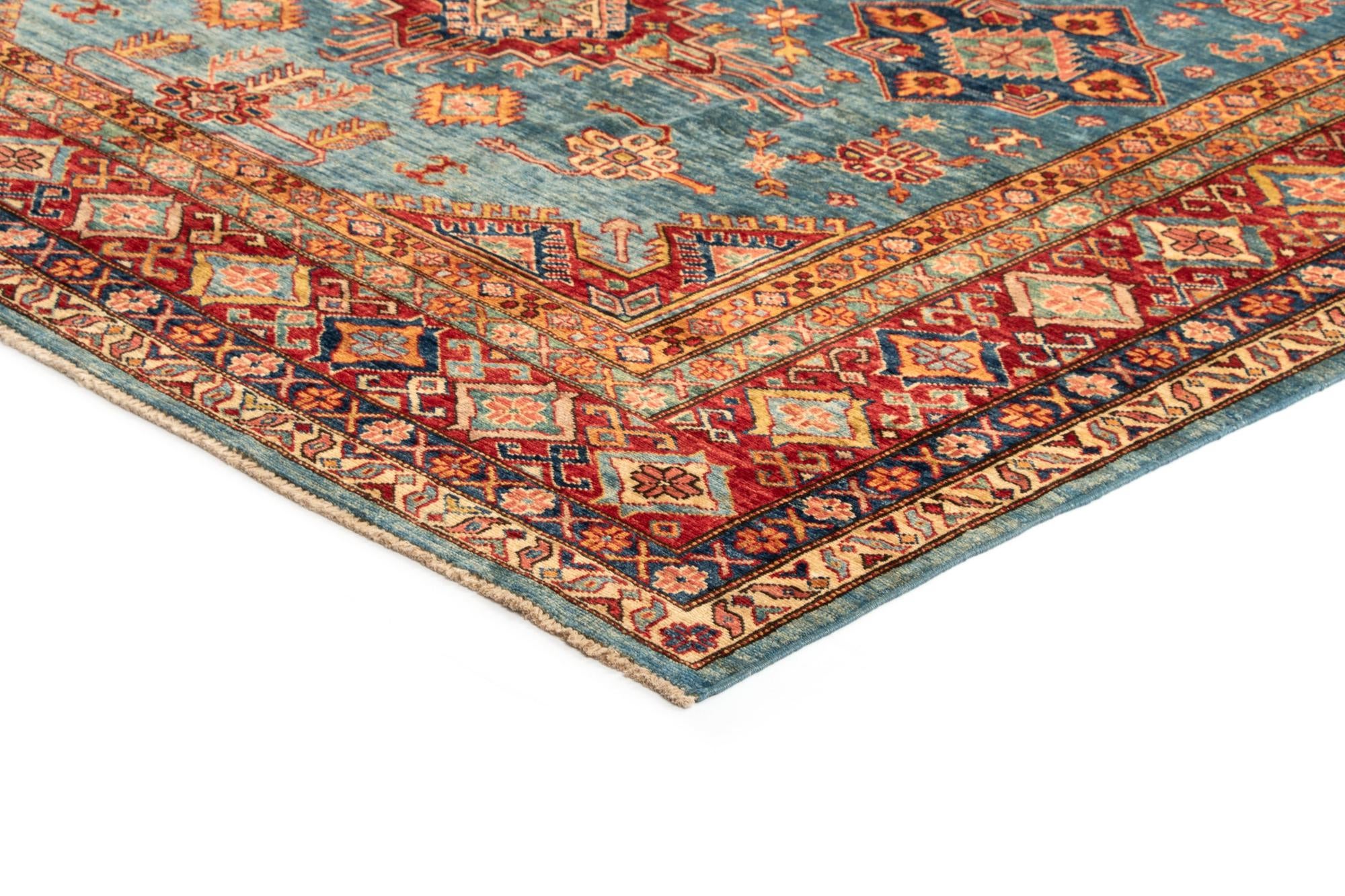 6' 11 x 10' 2 Kazak Wool Rug