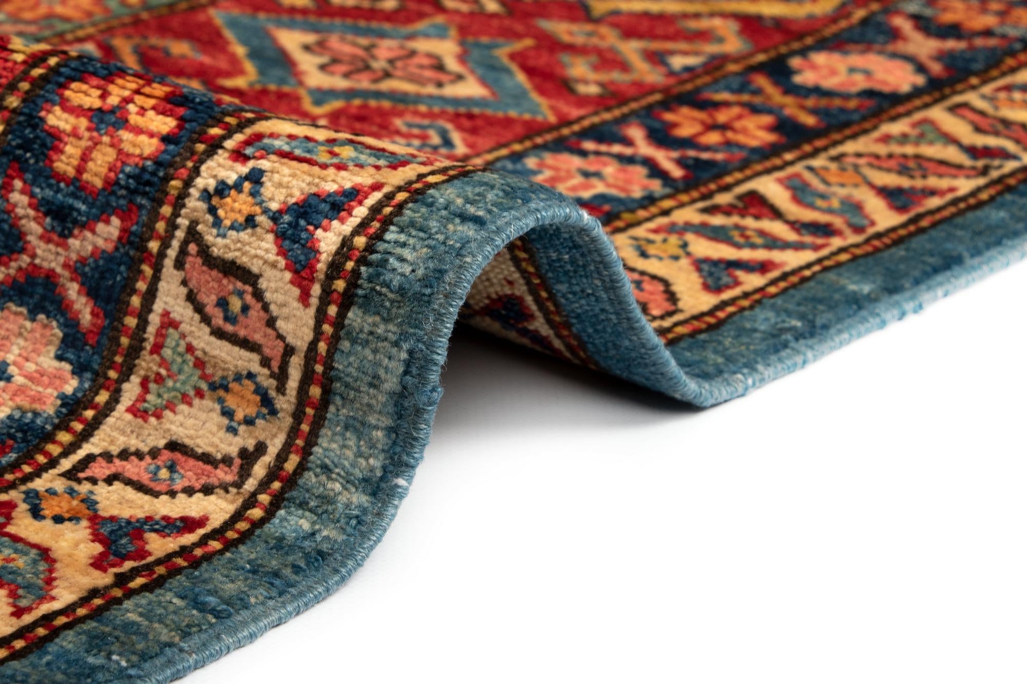 6' 11 x 10' 2 Kazak Wool Rug