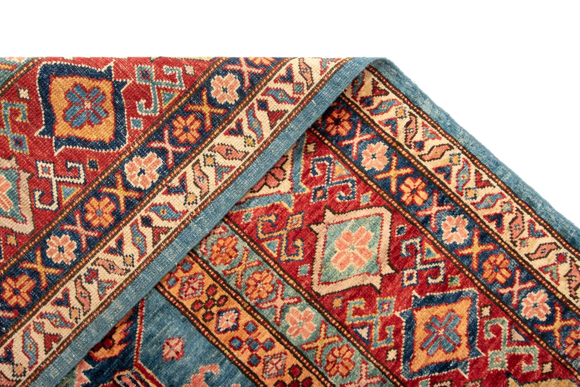 6' 11 x 10' 2 Kazak Wool Rug