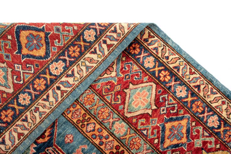 Detailansicht von 210cm x 310cm Kazak Wolle Teppich