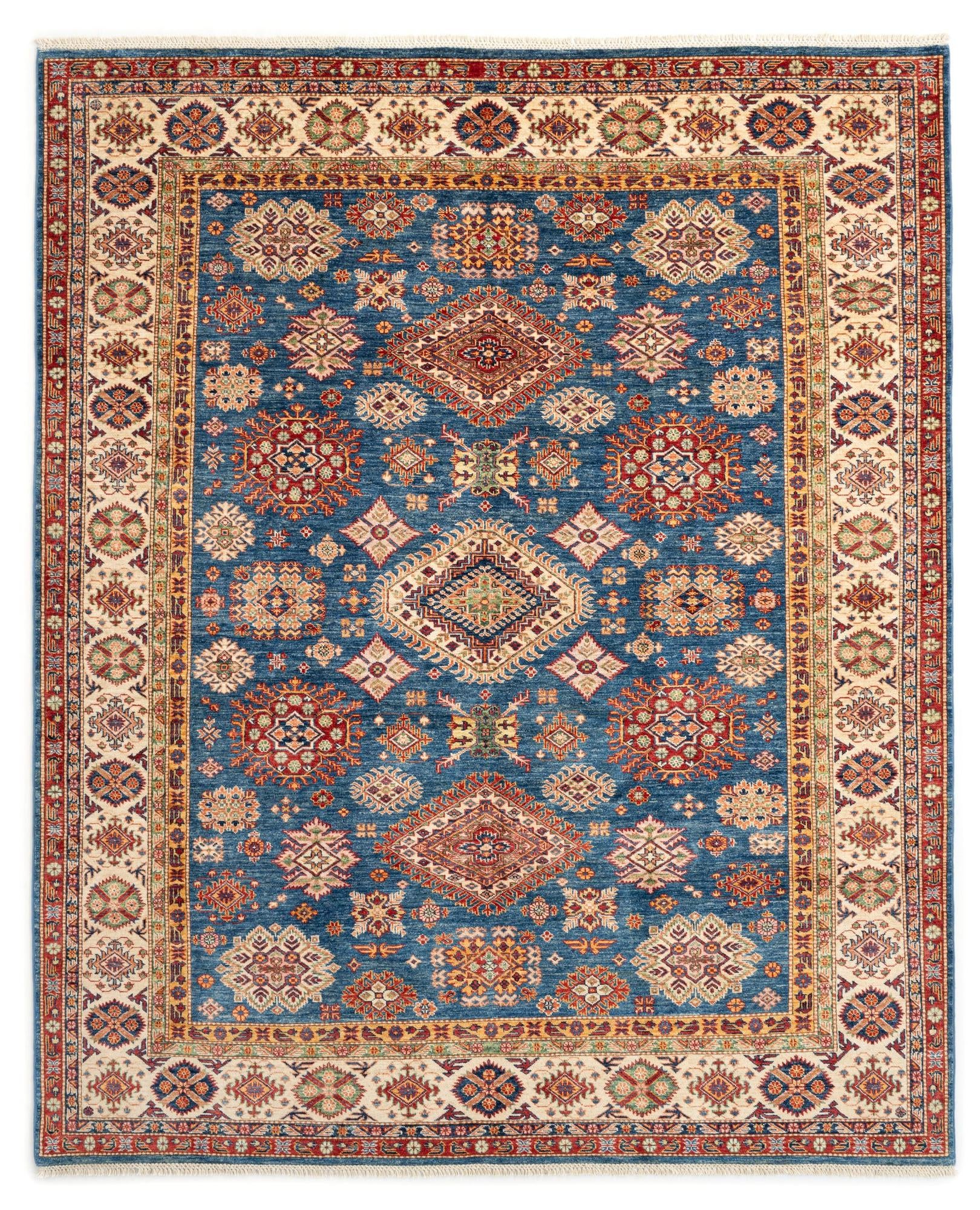 7' 11 x 9' 8 Kazak Wool Rug