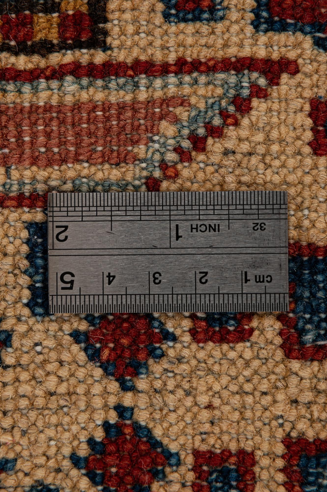 5' 9 x 8' 4 Hand Knotted Kazak Wool Rug